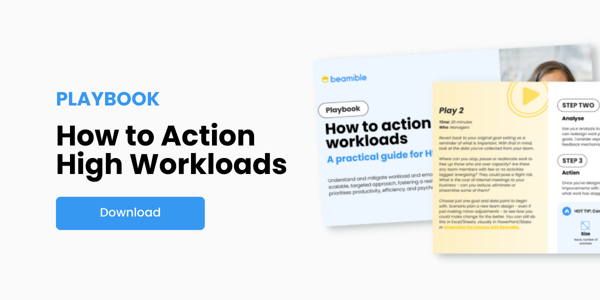 Action High Workloads Playbook Download | Beamible
